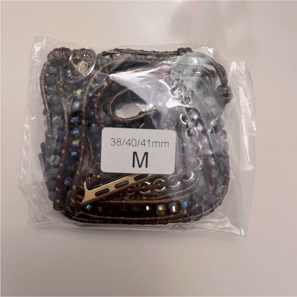 Onyx Moonlight Apple Watch Strap 🤎🖤🩶🩵 - Picture 5 of 6